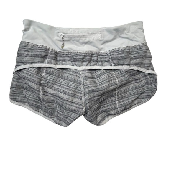 Lululemon Women's Speed Short Size 4 White Combo Running Workout - Picture 2 of 7